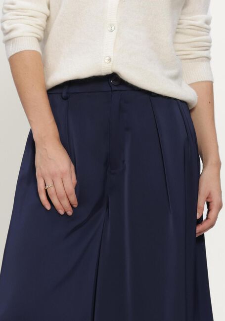 Donkerblauwe CO'COUTURE Wijde broek SAFIRACC SKIRT PANT - large
