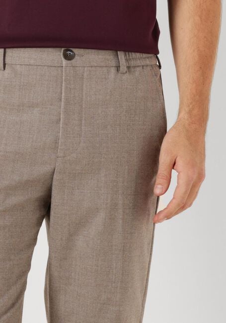 Beige VALENZA Pantalon COMBAT WOOL TAPERED TROUSERS - large