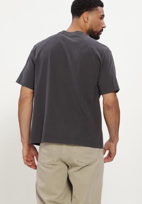 Donkergrijze OLAF HUSSEIN T-shirt SIGNATURE SS TEE - large