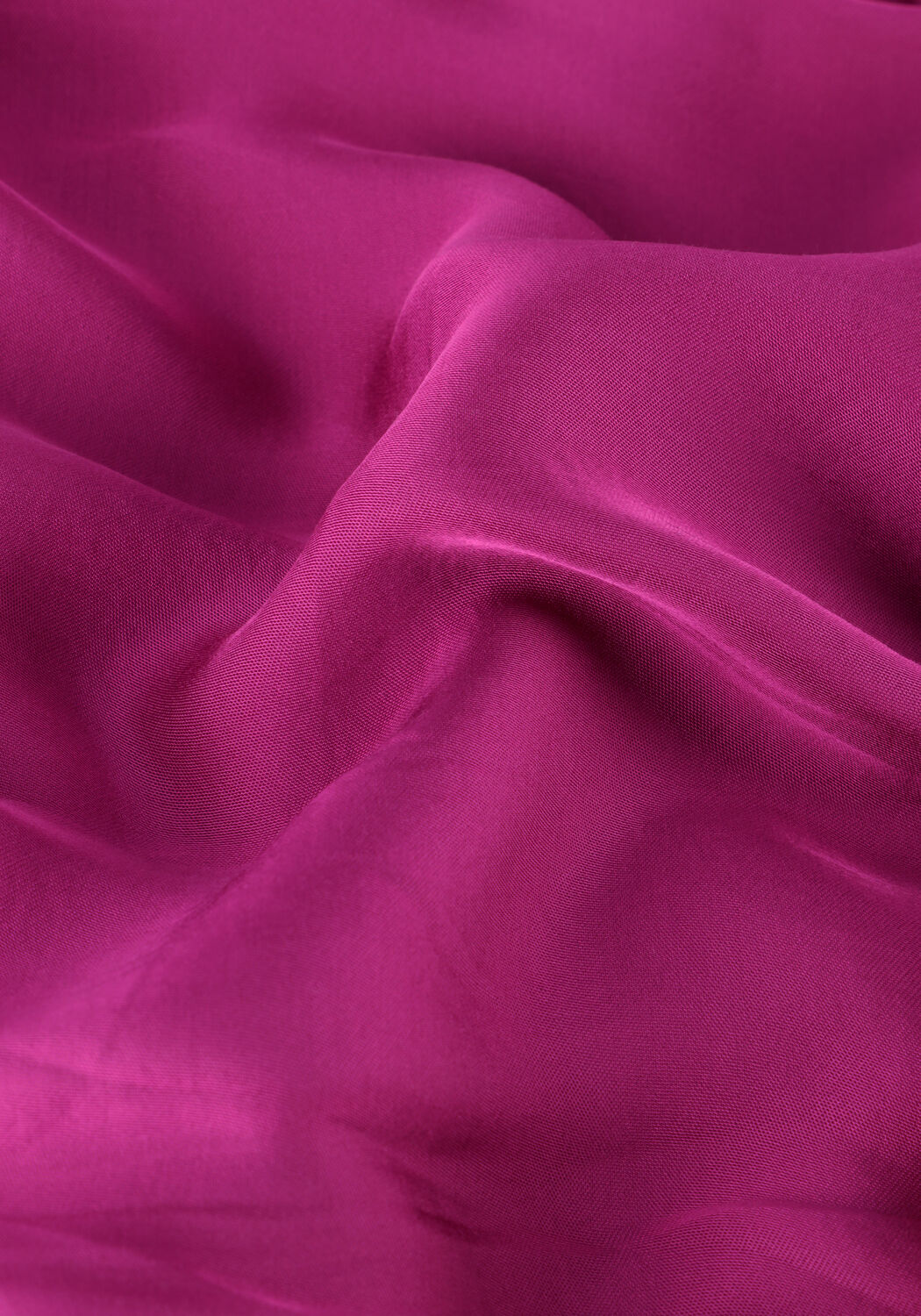 Roze PENN & INK Maxi jurk DRESS PINK - large