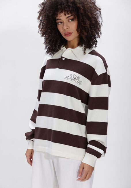Bruine AXEL ARIGATO Trui REY POLO SWEATER - large