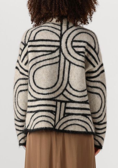 Gebroken wit SECOND FEMALE Trui SIGNA KNIT T-NECK - large
