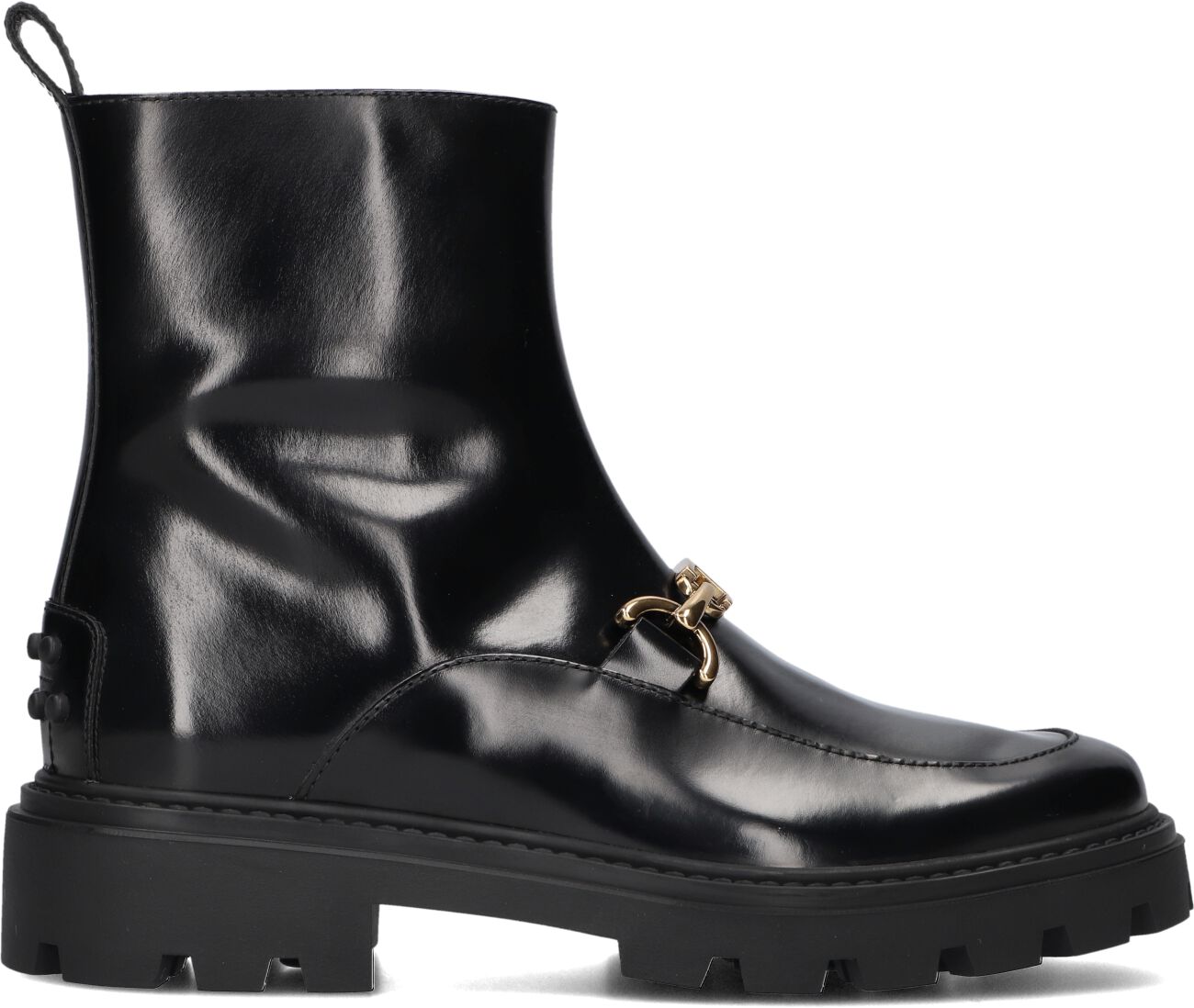 Tod's Enkelboots Dames Xxw08j0is50, Maat: 39, Materiaal: Leer, Kleur: Zwart