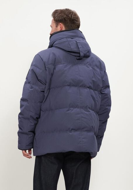 Blauwe CANADA GOOSE Gewatteerde jas WYNDHAM PARKA- CR BLACK LABEL - large