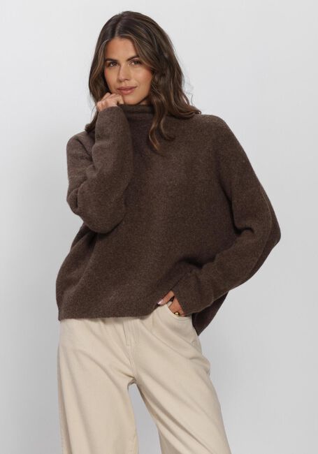 Bruine KNIT-TED Trui KIM PULLOVER - large