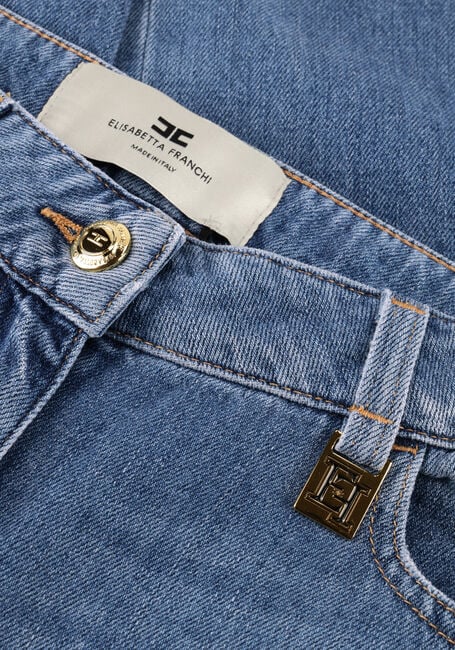 Blauwe ELISABETTA FRANCHI Wijde broek PJ21I61E2 - large