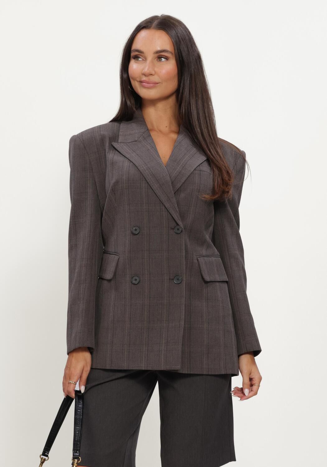 HAUTE L'AMITIÉ Haute L'Amitié Blazer Dames Waist Fit Check Blazer