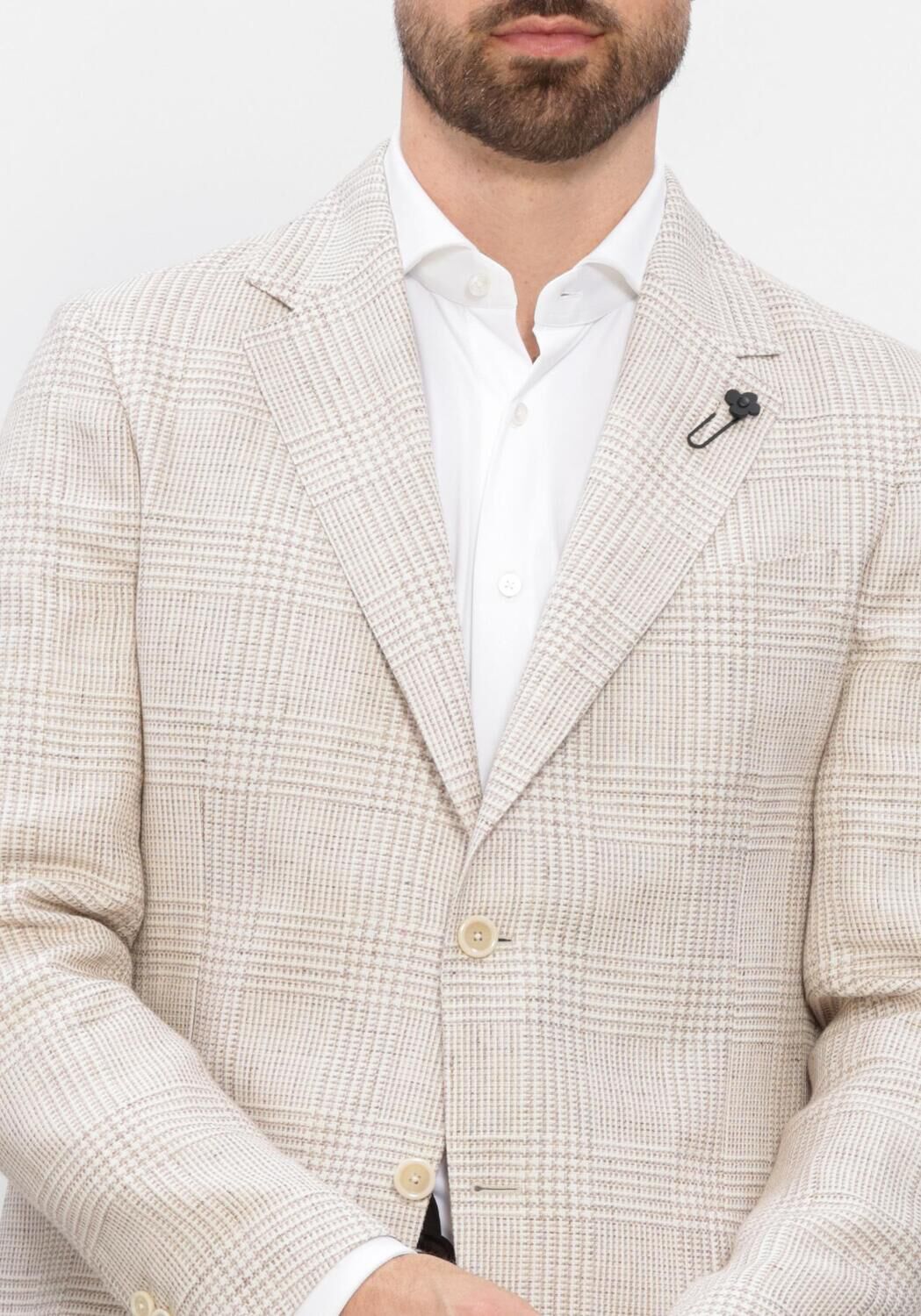 Beige LARDINI Colberts JACKET ROMA - large