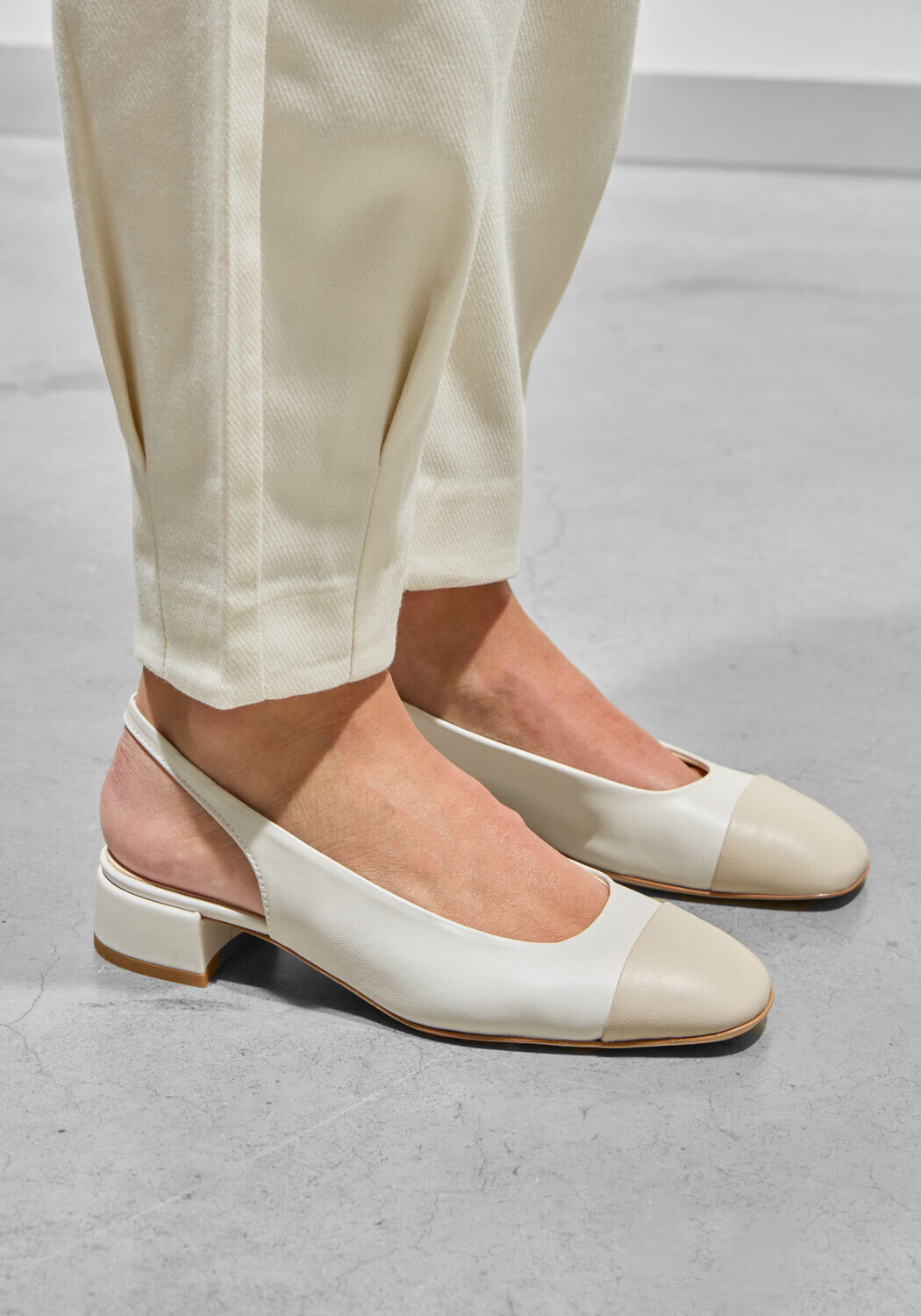 Beige ODARE Slingbacks GIRONA - medium