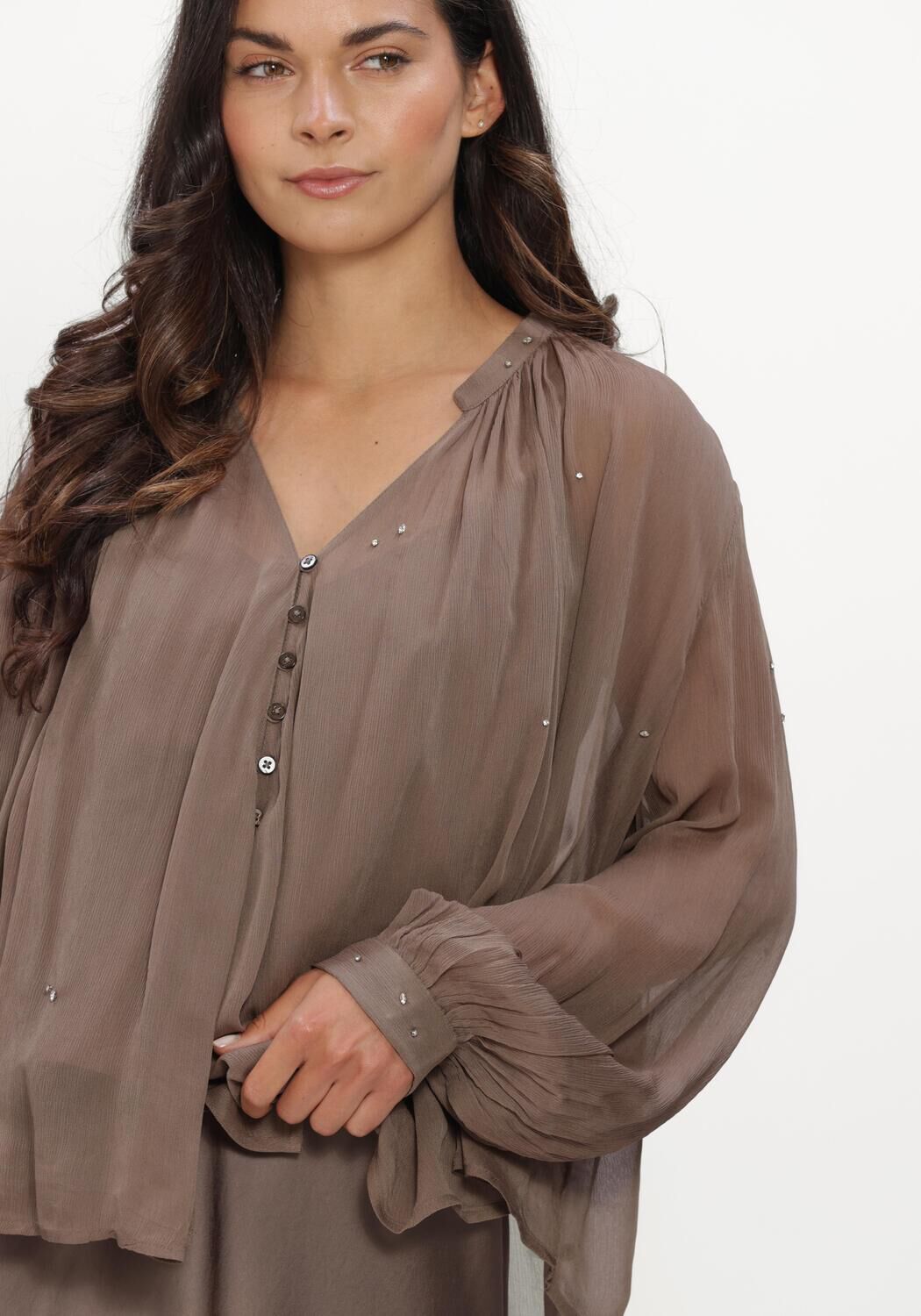 Bruine LUISA CERANO Blouses BLUSE - large