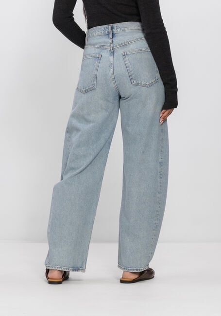 Blauwe AGOLDE Barrel jeans LUNA PIECED JEAN IN ADDITION - large