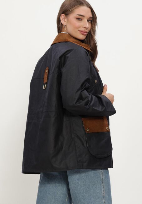 Blauwe BARBOUR Jack TREETON WAX JACKET - large