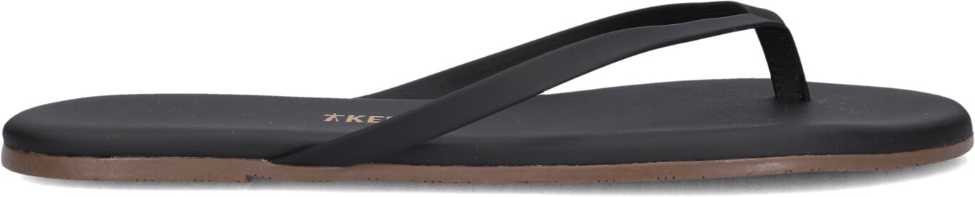 TKEES Teenslippers Dames Liners, Maat: 38, Materiaal: Rubber, Kleur: Zwart afbeelding