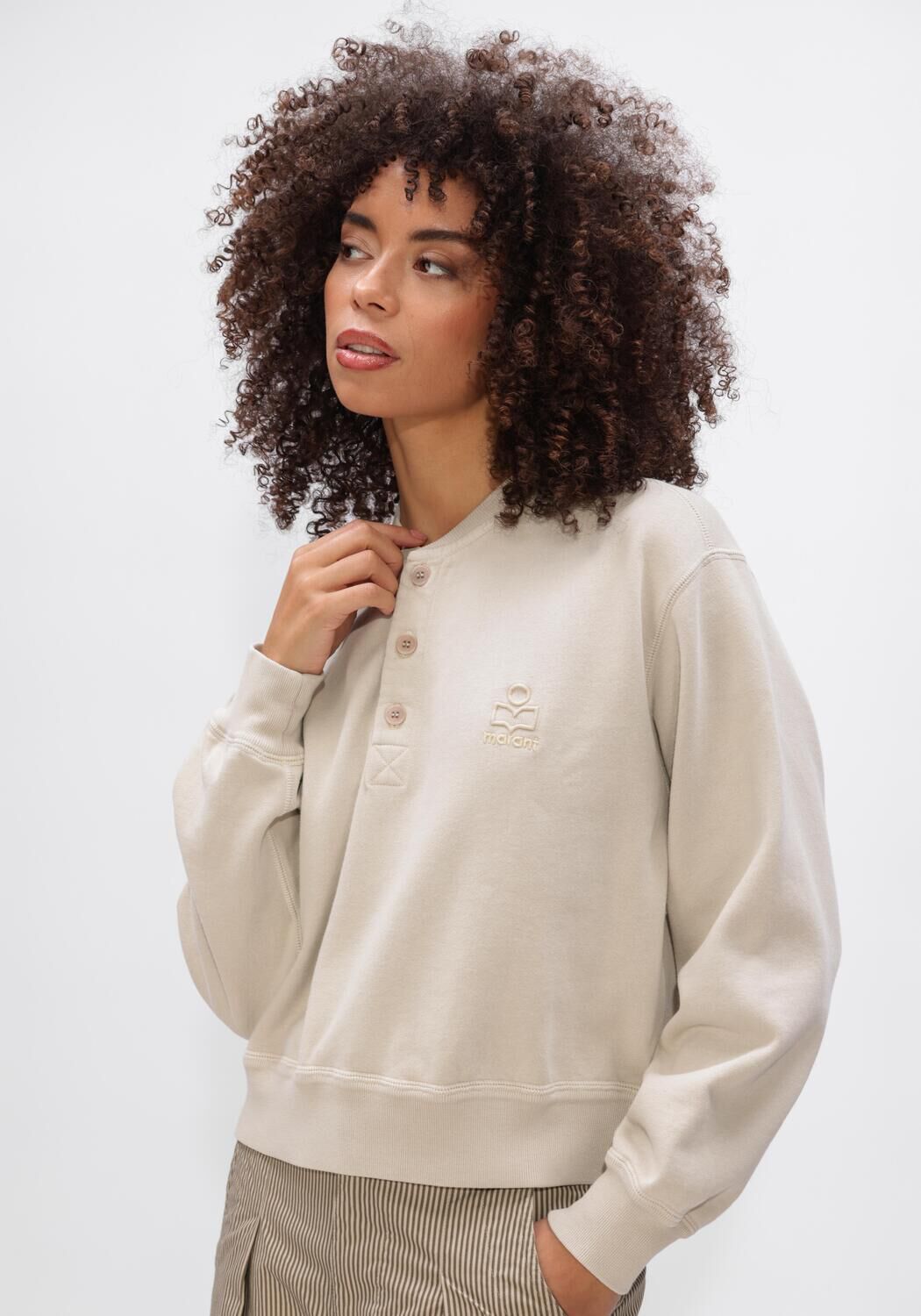 Zand ISABEL MARANT Trui SIMONY-GB - large