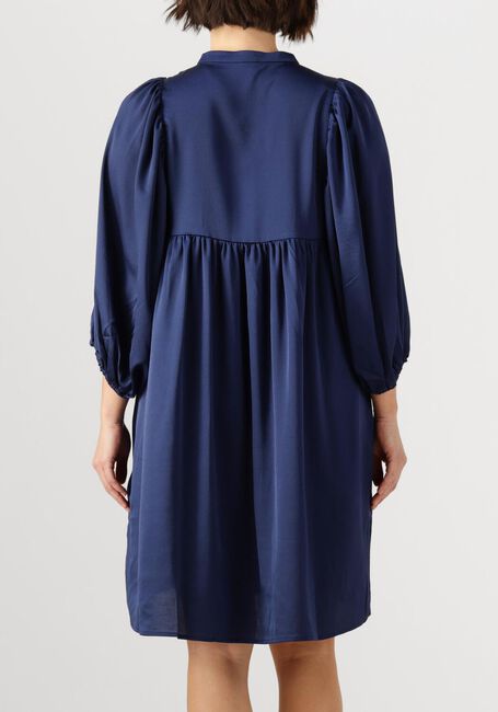 Donkerblauwe BRUUNS BAZAAR Midi jurk SARINA DRESS - large