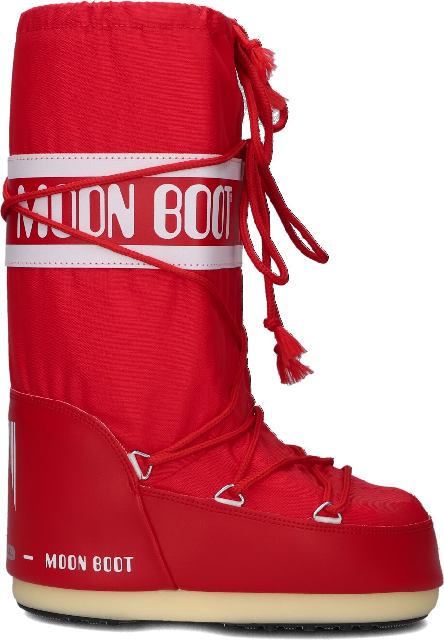 Moon Boot Snowboots Dames Mb Icon Nylon, Maat: 35, Materiaal: Textiel, Kleur: Rood