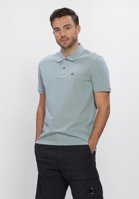 Blauwe CP COMPANY Polo STRETCH PIQUET SHORT SLEEVE POLO - large