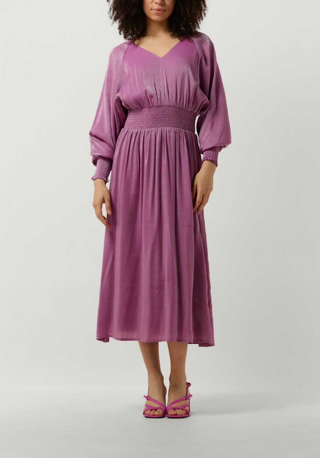 paarse aaiko midi jurk remy co 319