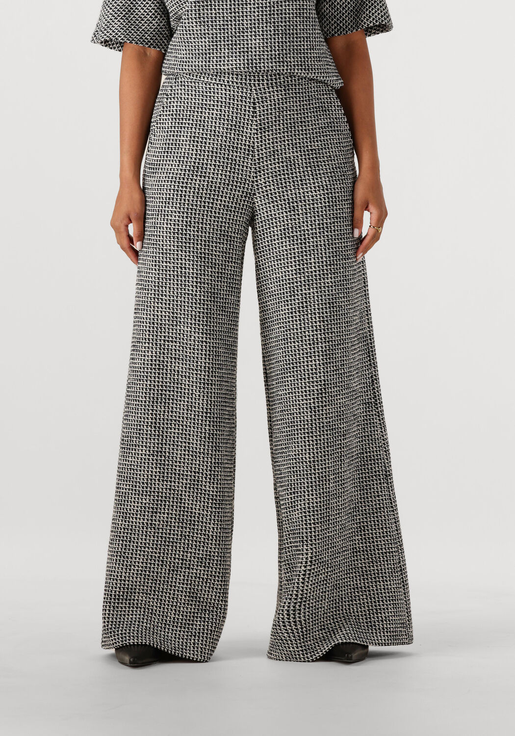 Caroline Biss Wijde Broek Dames 4508, Maat: 42, Kleur: Grijs afbeelding 1