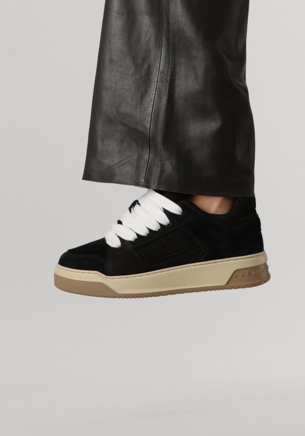 Zwarte HOGAN Lage sneakers RIBP BASKET SNEAKER - large