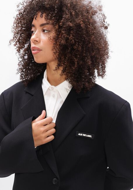 Zwarte ALIX THE LABEL Blazer LADIES WOVEN FITTED BLAZER - large