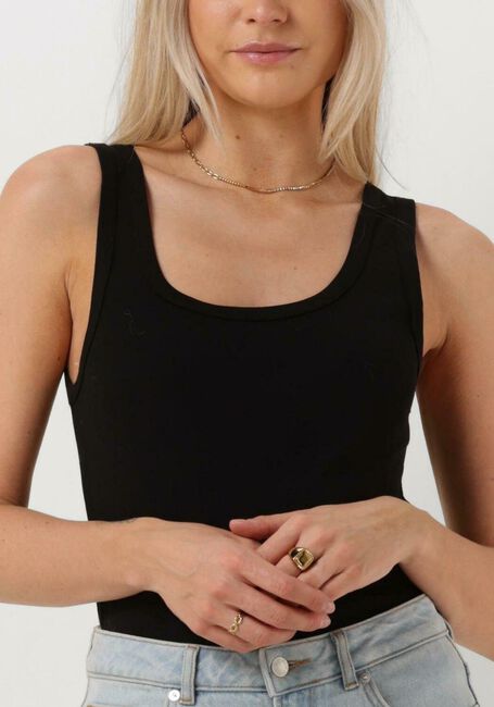 Zwarte SECOND FEMALE Top AMBRA TANKTOP - large