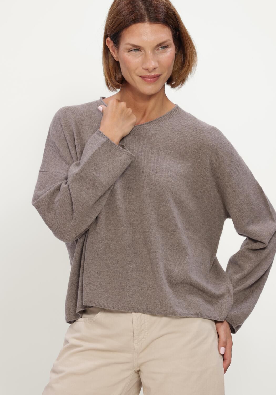 Taupe FFC Trui PULLOVER NEO - large