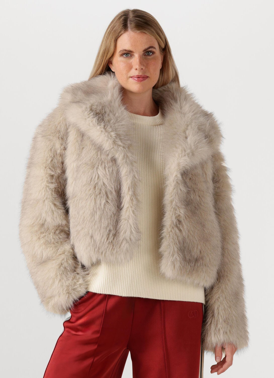 Zand COPENHAGEN MUSE Teddy jas CMPLUSHY-JACKET | Assem