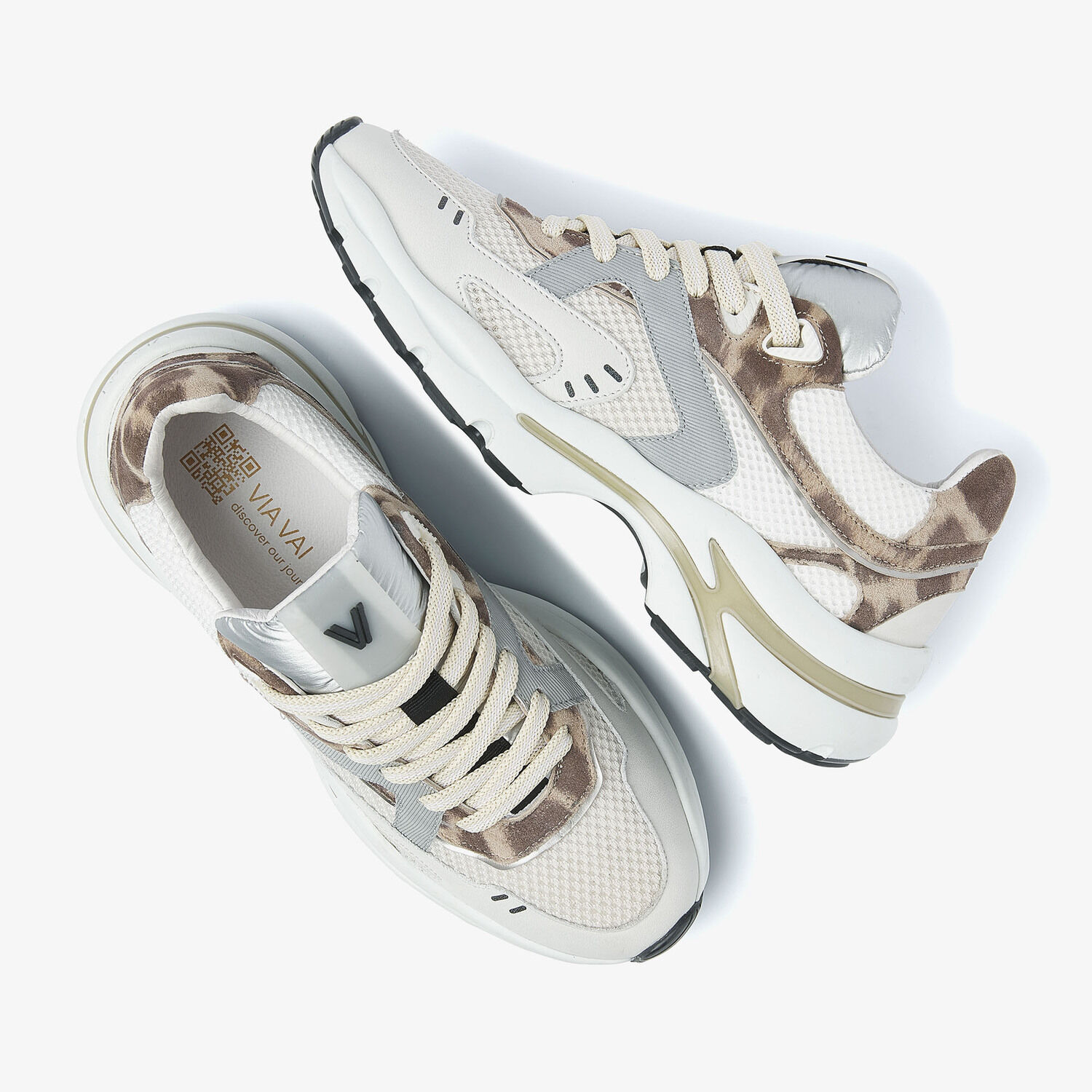 Witte VIA VAI Lage sneakers VESPER KELSEY - medium