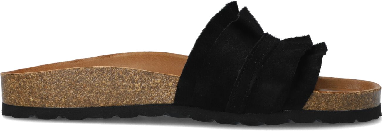 Verbenas Slippers
Dames Rocio, Maat: 41, Materiaal: Suède, Kleur: Zwart