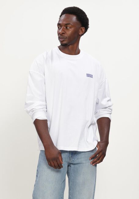 Witte AMERICAN VINTAGE T-shirt GIXY - large