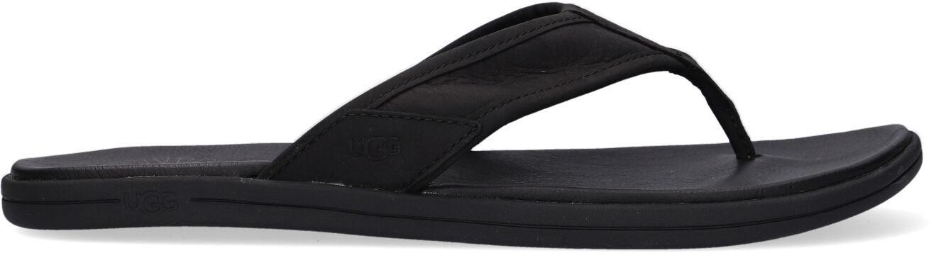 UGG Slippers
Heren M Seaside Flip, Maat: 48,5, Materiaal: Leer, Kleur: Zwart