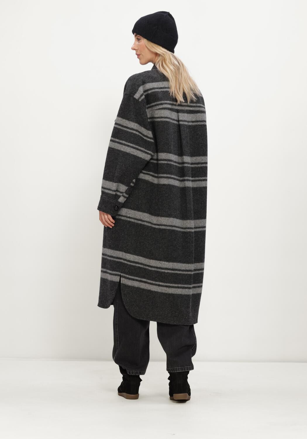 Donkergrijze ISABEL MARANT Jack DJILA COAT - large