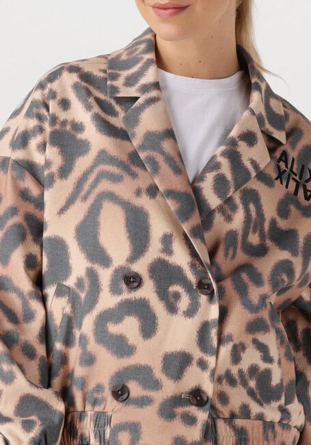 Multi ALIX THE LABEL Jack LADIES WOVEN JAGUAR BOMBER - large