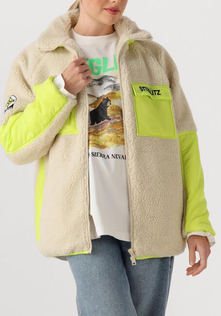 Ecru STIEGLITZ Teddy jas DEVANTE TEDDY JACKET - large