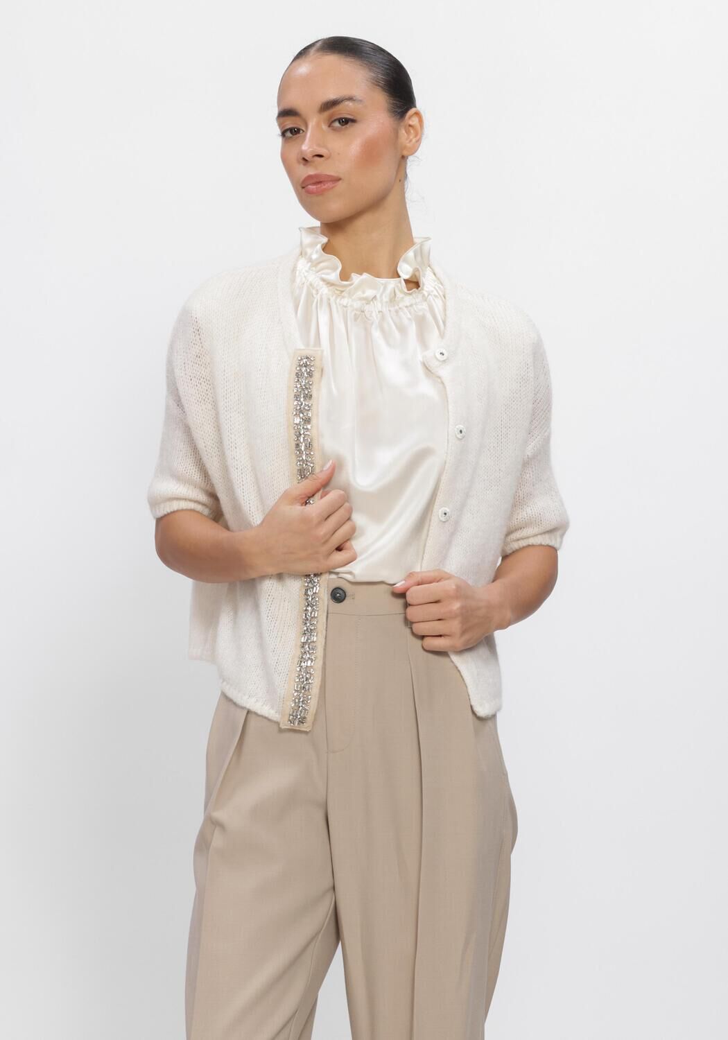 Ecru LUISA CERANO Truien/vesten 438178/5348-3 - large