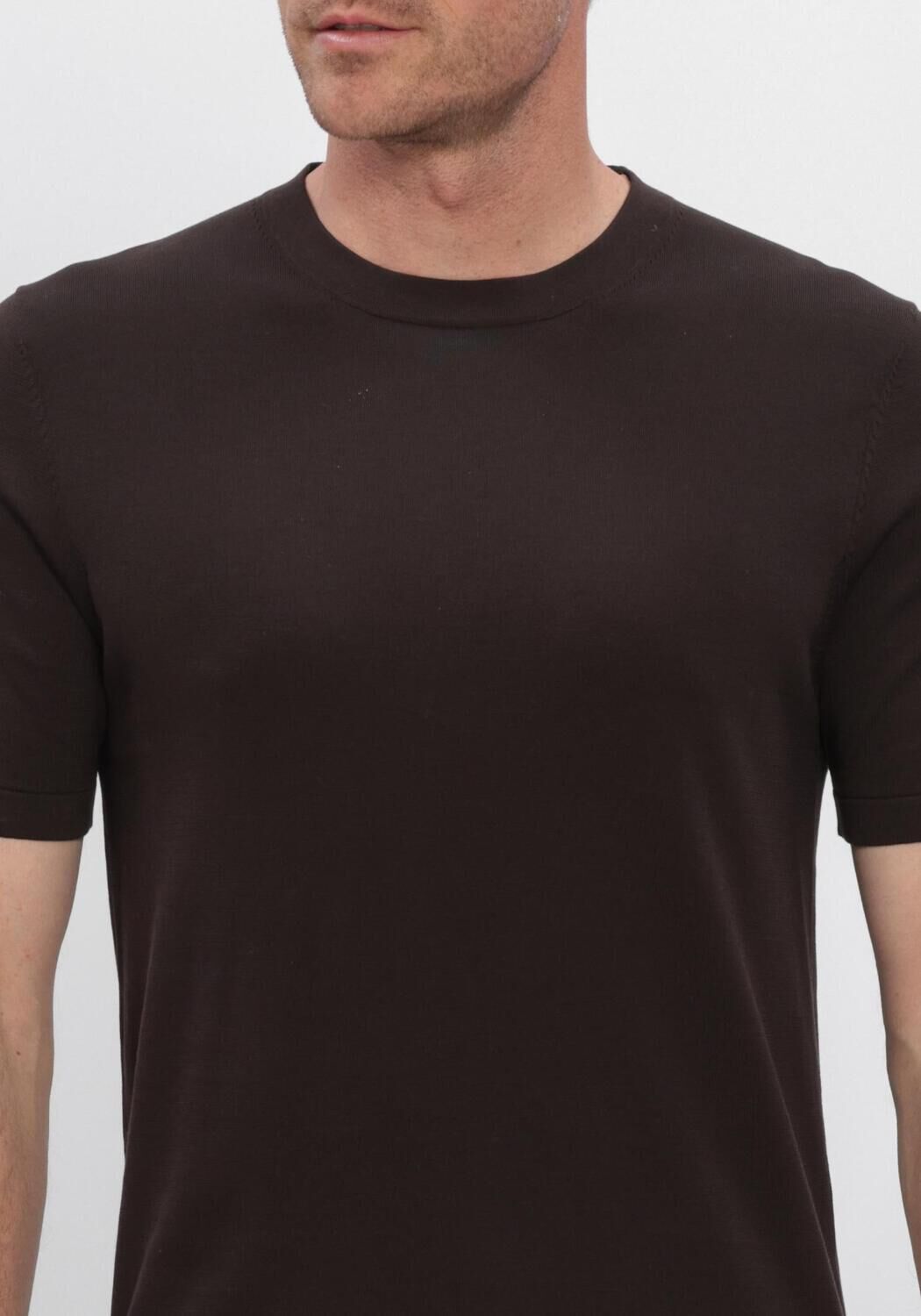 Bruine PROFUOMO Polo T-SHIRT CREW NECK SS AERO EASE - large