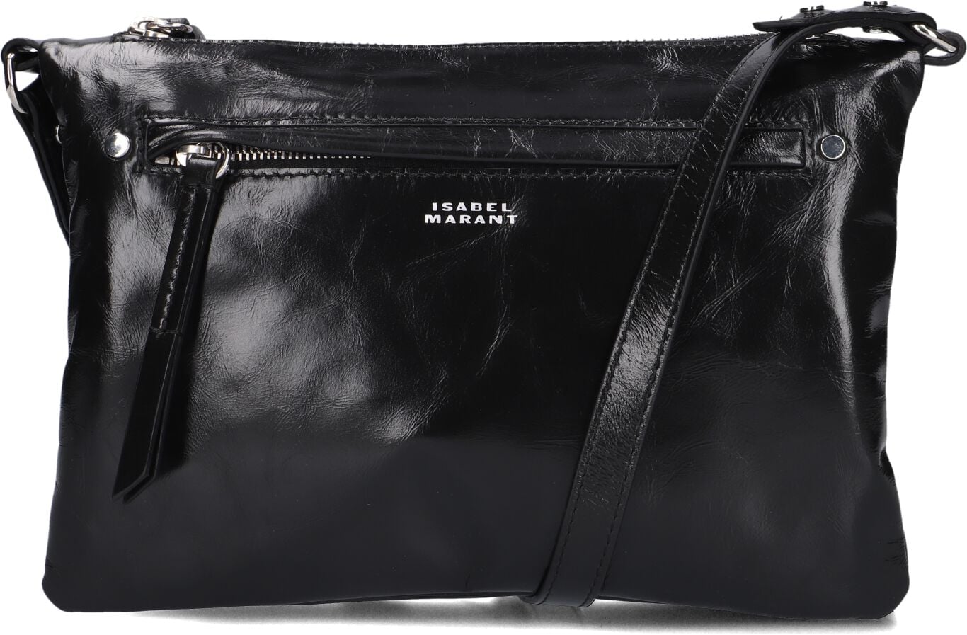 Isabel Marant Isabel Marant Schoudertas Dames Winna Duo-gb, Materiaal: Leer, Kleur: Zwart