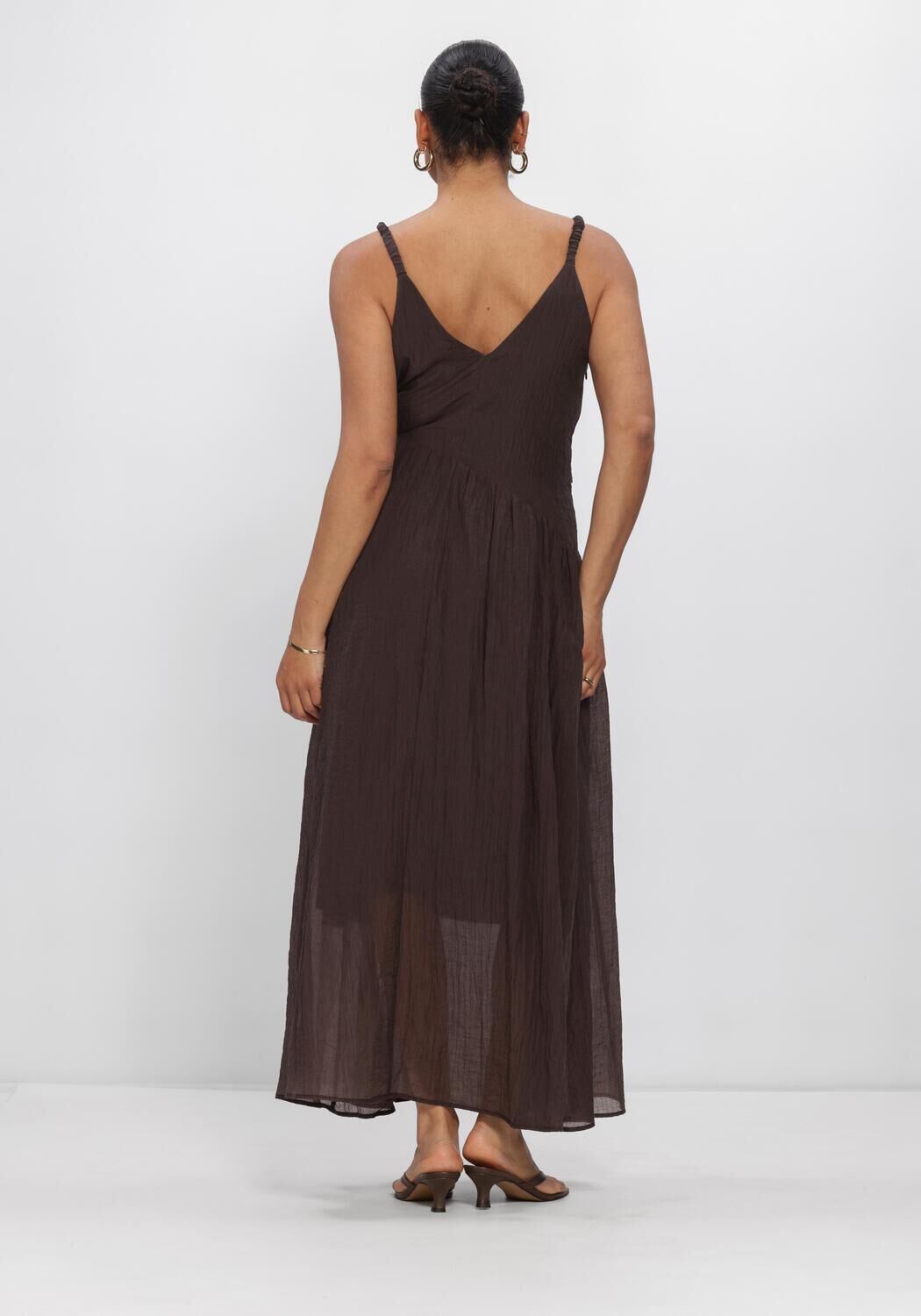 Bruine COPENHAGEN MUSE Maxi jurk CMJOAN-DRESS - large