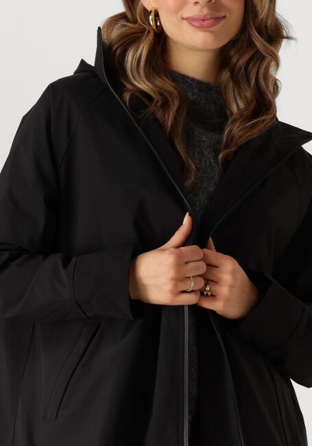 Zwarte DEBLON SPORTS Regenjas ROMY RAINCOAT - large