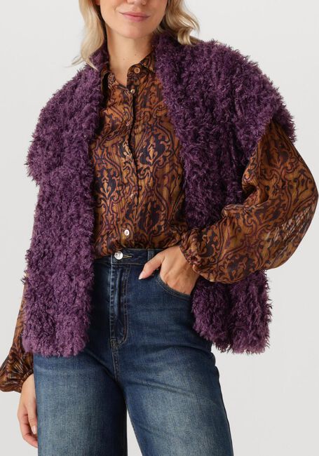 Paarse AMAYA AMSTERDAM Gilet BRUNA - large