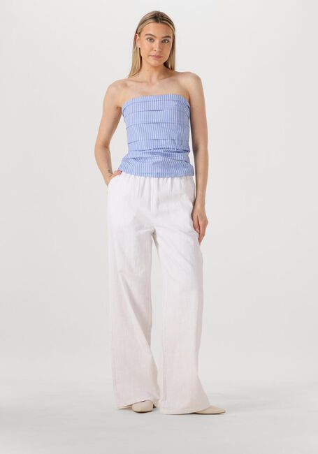 Lichtblauwe CO'COUTURE Top TEACC STRIPE TUBE TOP - large