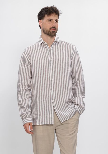 Taupe XACUS Casual overhemd 21221 422ML - large