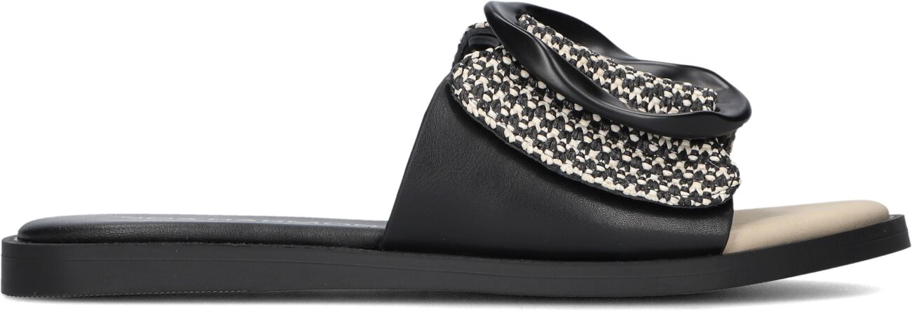 Noa Harmon Slippers
Dames 9661, Maat: 36, Materiaal: Papierstro, Kleur: Zwart