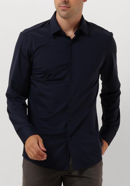 Blauwe BOSS BLACK Klassiek overhemd P-HANK-S-KENT-C1-222 - large