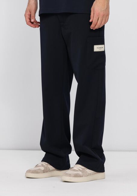 Donkerblauwe FLANEUR Cargobroeken ATELIER TAILORED TROUSERS - large