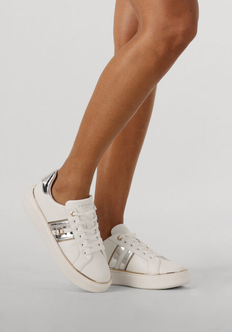 Witte TWINSET MILANO Lage sneakers 251TCP01A - large