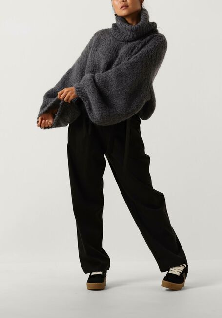 Grijze AMERICAN DREAMS Coltrui PEPPER ROLL NECK CROPPED - large