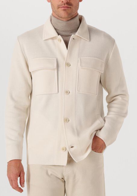 Ecru LARDINI Overshirt GIACCA MAGLIA UOMO - large