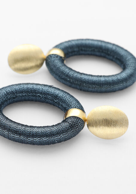 Goudkleurig LOTT. GIOIELLI Oorbellen OVAL WITH BEAD THREATED L - large